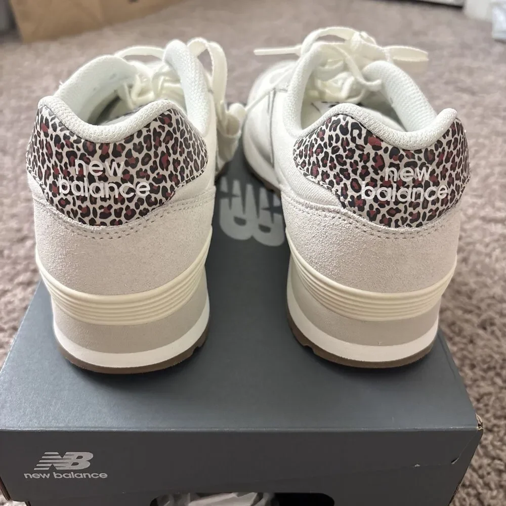 New Balance 515 Classics White Leopard Sneakers Womens Size 9.5 WL515S03 New